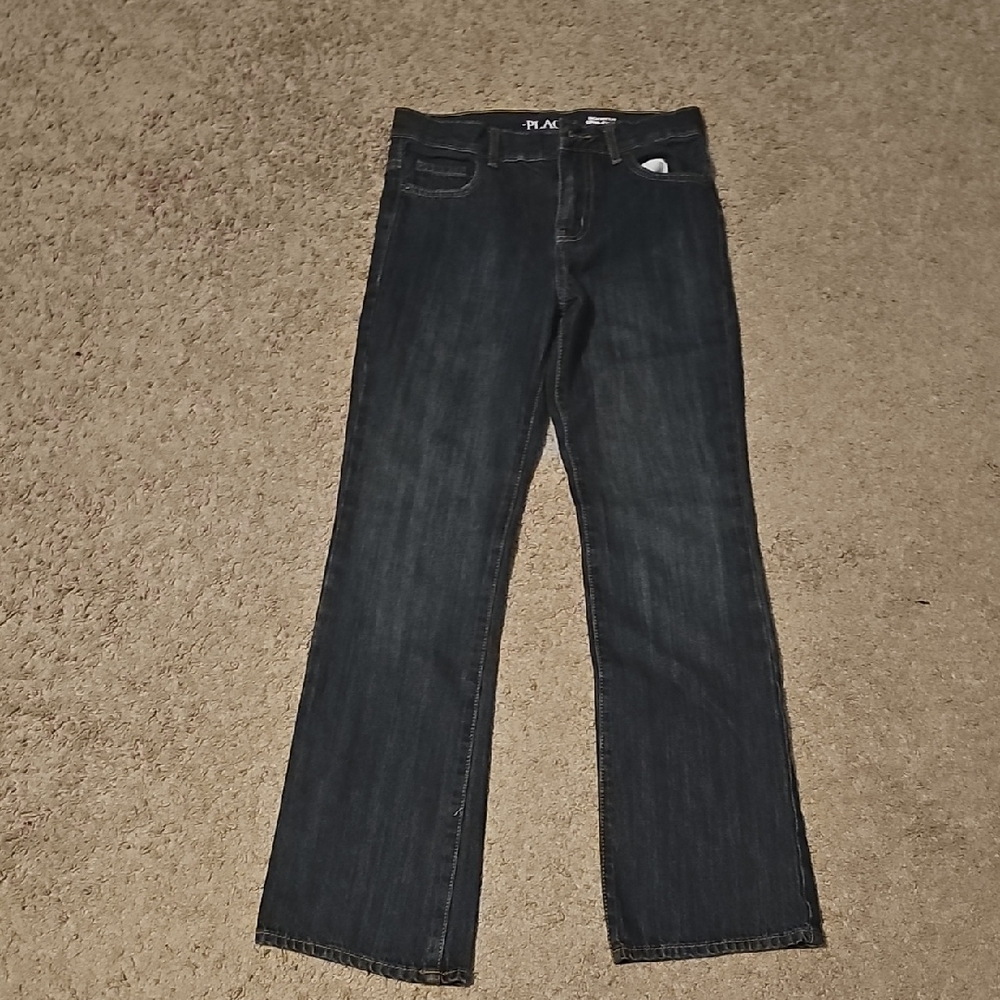 Childrens Place Dark Blue Boot Cut Jeans